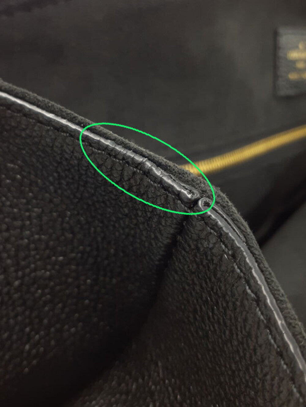 Louis Vuitton Bicolor Monogram Empreinte Grand Palais Top Bag Leather Black - Picture 8 of 9